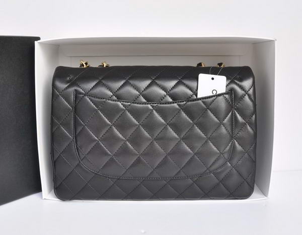 Chanel Original Leather Flap Bag A28600 Black Golden Chanel Original Leather Flap Bag A28600 Black Golden