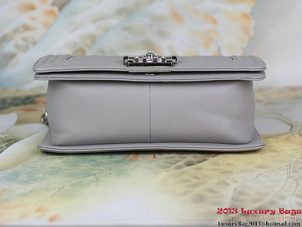 2013 Boy Chanel Flap Shoulder Bag Classic Cannage Patterns A67025 Grey 2013 Boy Chanel Flap Shoulder Bag Classic Cannage Patterns A67025 Grey