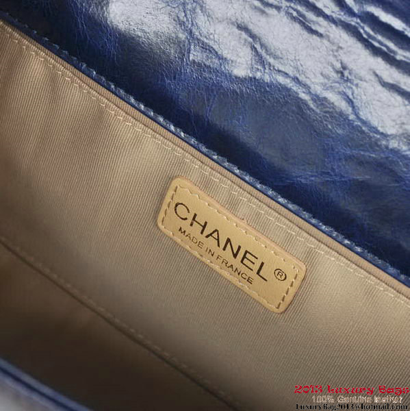 Boy Chanel Flap Shoulder Bag Iridescent Leather A67086 Blue Boy Chanel Flap Shoulder Bag Iridescent Leather A67086 Blue