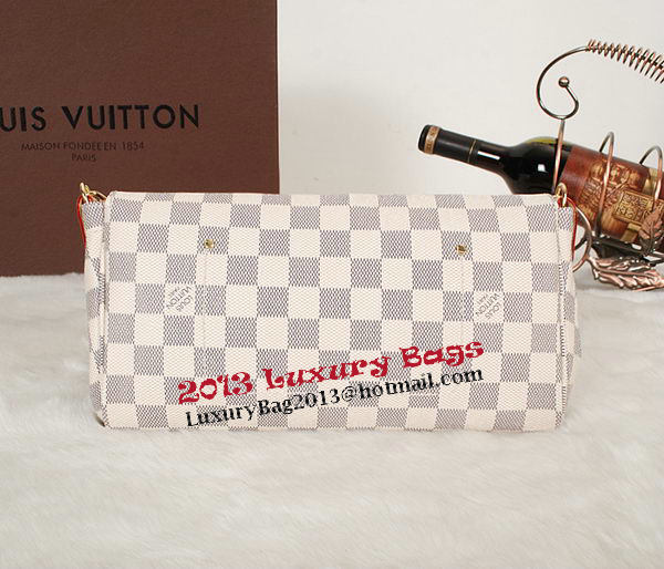 Louis Vuitton Damier Azur Canvas Favorite MM N41275 Louis Vuitton Damier Azur Canvas Favorite MM N41275