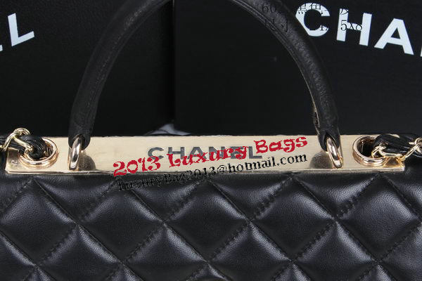 Chanel Classic Top Flap Bag Sheep Leather CHA6023 Black Chanel Classic Top Flap Bag Sheep Leather CHA6023 Black