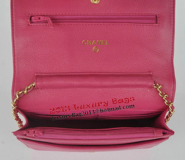 Chanel Flap Shoulder Bag Rose Calfskin Leather CHA33818 Gold Chanel Flap Shoulder Bag Rose Calfskin Leather CHA33818 Gold
