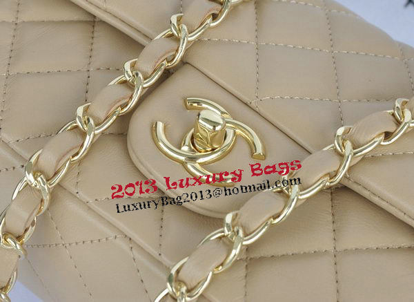 Chanel mini Classic Flap Bag Apricot Original Sheekskin CHA1116 Gold Chanel mini Classic Flap Bag Apricot Original Sheekskin CHA1116 Gold