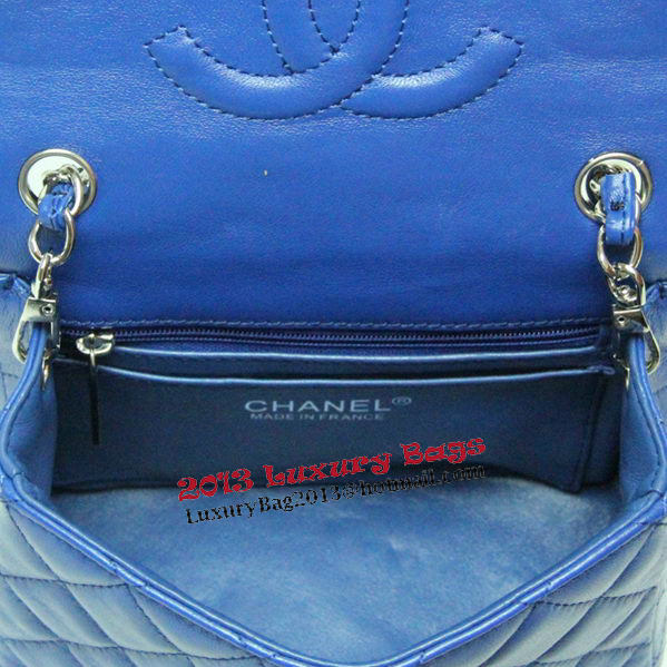 Chanel mini Classic Flap Bag Royal Leather 1115 Silver Chain Chanel mini Classic Flap Bag Royal Leather 1115 Silver Chain