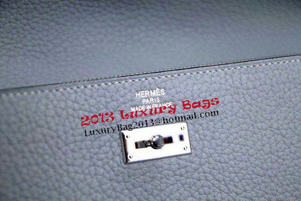 Hermes Kelly Wallet Togo Leather Bi-Fold Purse HA708W SkyBlue Hermes Kelly Wallet Togo Leather Bi-Fold Purse HA708W SkyBlue