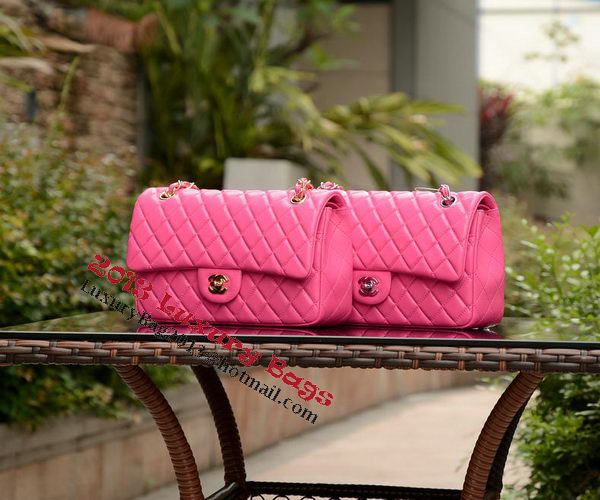 Chanel 2.55 Series Flap Bag Rose Sheepskin Leather A37586 Silver Chanel 2.55 Series Flap Bag Rose Sheepskin Leather A37586 Silver
