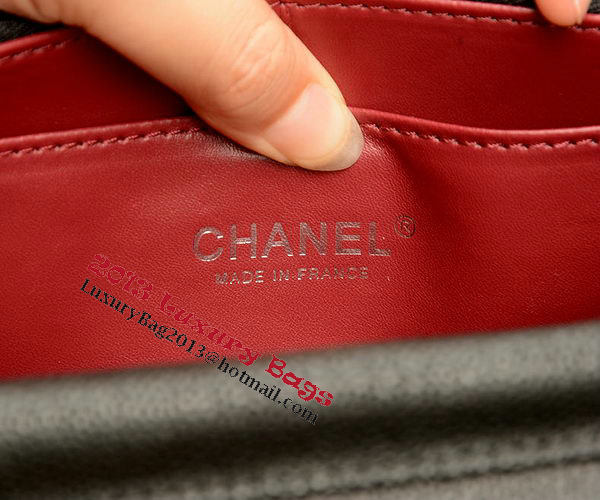 Chanel mini Flap Bag Black Cannage Pattern A33814 Silver Chanel mini Flap Bag Black Cannage Pattern A33814 Silver