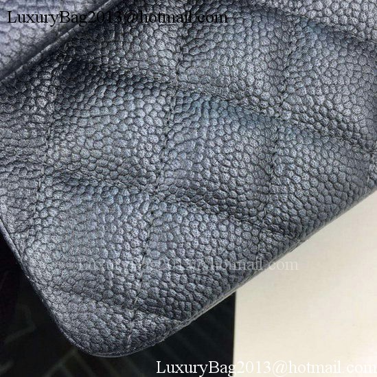 Chanel 2.55 Series Flap Bag Black Cavier Leather A05480 Silver Chanel 2.55 Series Flap Bag Black Cavier Leather A05480 Silver