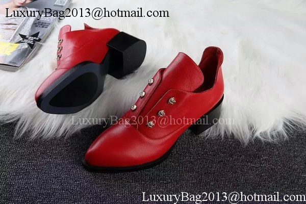 ALEXANDER MCQUEEN Ankle Boot Sheepskin MCQ273 Red ALEXANDER MCQUEEN Ankle Boot Sheepskin MCQ273 Red