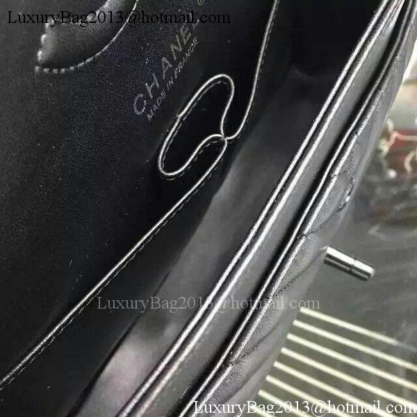Chanel 2.55 Series Flap Bag Black Lambskin Chevron Leather A5023 Black Chanel 2.55 Series Flap Bag Black Lambskin Chevron Leather A5023 Black