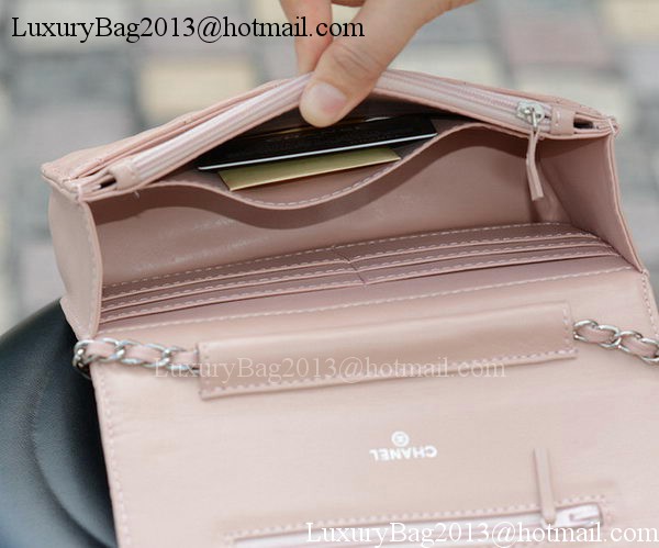 Chanel mini Flap Bags Pink Sheepskin Leather A33814 Silver Chanel mini Flap Bags Pink Sheepskin Leather A33814 Silver
