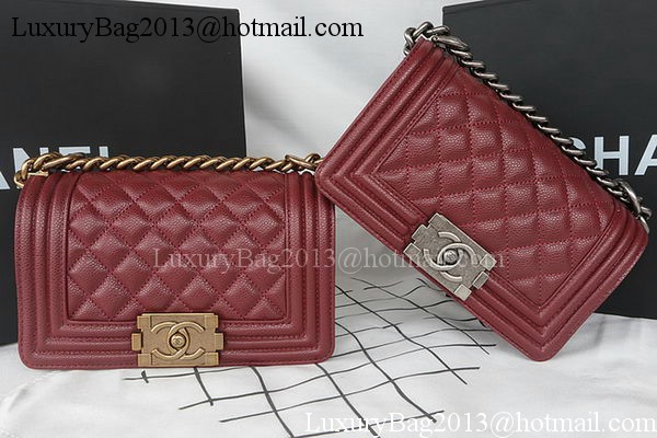 Boy Chanel mini Flap Bag Original Cannage Pattern A67085 Burgundy Boy Chanel mini Flap Bag Original Cannage Pattern A67085 Burgundy