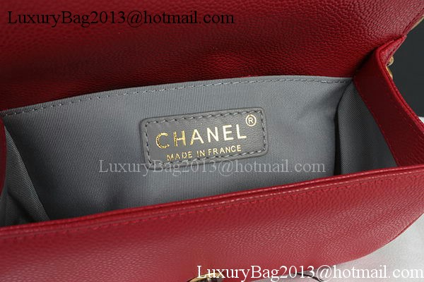 Boy Chanel mini Flap Bag Original Cannage Pattern A67085 Dark Red Boy Chanel mini Flap Bag Original Cannage Pattern A67085 Dark Red