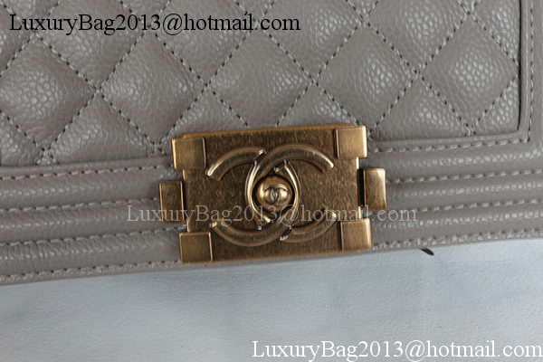 Boy Chanel mini Flap Bag Original Cannage Pattern A67085 Grey Boy Chanel mini Flap Bag Original Cannage Pattern A67085 Grey