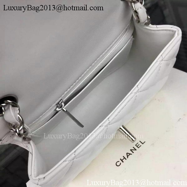 Chanel Classic Flap Bag Original Sheepskin Leather A5171 White Chanel Classic Flap Bag Original Sheepskin Leather A5171 White