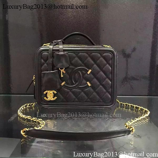 Chanel Shoulder Bag Original Calfskin Leather CHA6678 Black Chanel Shoulder Bag Original Calfskin Leather CHA6678 Black