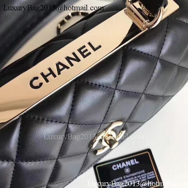Chanel Classic Top Flap Bag Black Original Sheepskin Leather A92236 Gold Chanel Classic Top Flap Bag Black Original Sheepskin Leather A92236 Gold