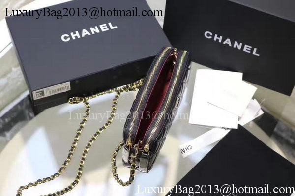 Chanel mini Shoulder Bag Black Sheepskin Leather A7020 Silver Chanel mini Shoulder Bag Black Sheepskin Leather A7020 Silver