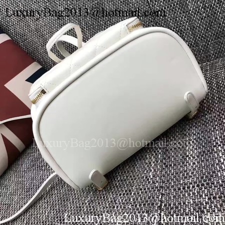 Chanel Original Leather Backpack CHA2590 White Chanel Original Leather Backpack CHA2590 White
