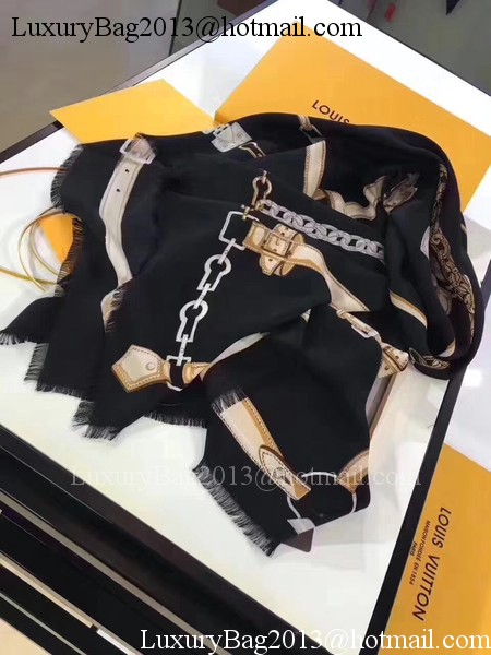 Louis Vuitton Scarf A3256 Black Louis Vuitton Scarf A3256 Black