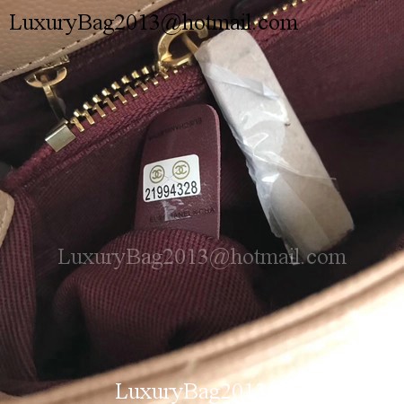 Chanel Classic Red Top Handle Bag Apricot Original Leather A92991 Gold Chanel Classic Red Top Handle Bag Apricot Original Leather A92991 Gold