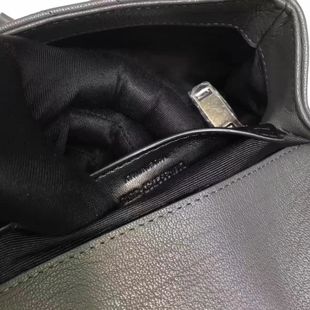 YSL Classic Monogramme Grey Leather Flap Bag Y392737 Silver YSL Classic Monogramme Grey Leather Flap Bag Y392737 Silver