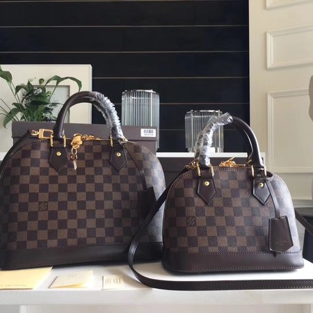 Louis Vuitton Damier Ebene Canvas ALMA BB N53152 Louis Vuitton Damier Ebene Canvas ALMA BB N53152