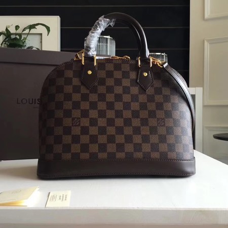 Louis Vuitton Damier Ebene Canvas ALMA PM N53151 Louis Vuitton Damier Ebene Canvas ALMA PM N53151