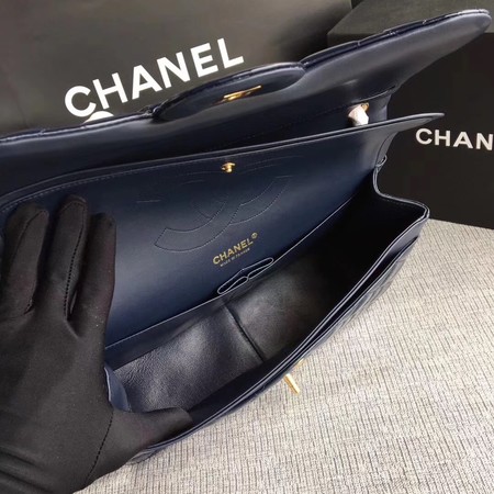 Chanel Classic Flap Bag Original Leather A1113 Royal Chanel Classic Flap Bag Original Leather A1113 Royal