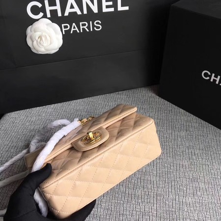 Chanel Classic Flap mini Bag Original Leather A1117 Apricot Chanel Classic Flap mini Bag Original Leather A1117 Apricot
