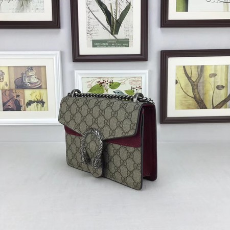 Gucci Mini Dionysus GG Canvas Shoulder Bag 421970 Wine Gucci Mini Dionysus GG Canvas Shoulder Bag 421970 Wine