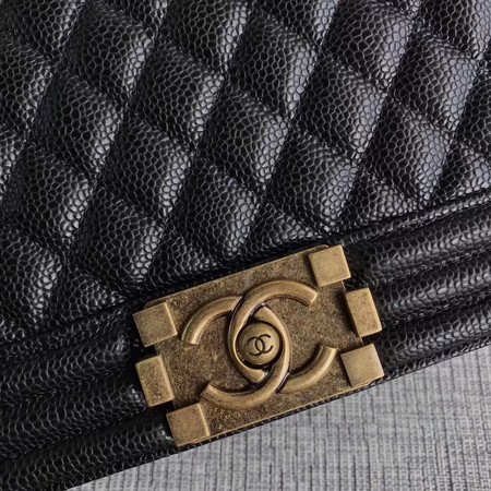 Boy Chanel Flap Shoulder Bag Black Original Cannage Pattern A67087 Silver Boy Chanel Flap Shoulder Bag Black Original Cannage Pattern A67087 Silver