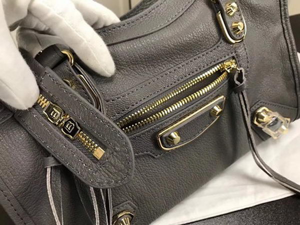 Balenciaga Giant City Gold Studs Handbag B084335 Grey Balenciaga Giant City Gold Studs Handbag B084335 Grey