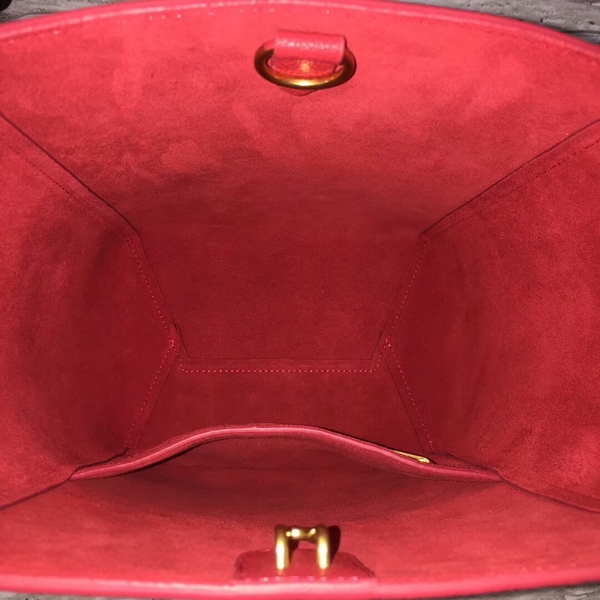 Celine Cabas Phantom Bags Lichee Pattern Leather 77426 Red Celine Cabas Phantom Bags Lichee Pattern Leather 77426 Red