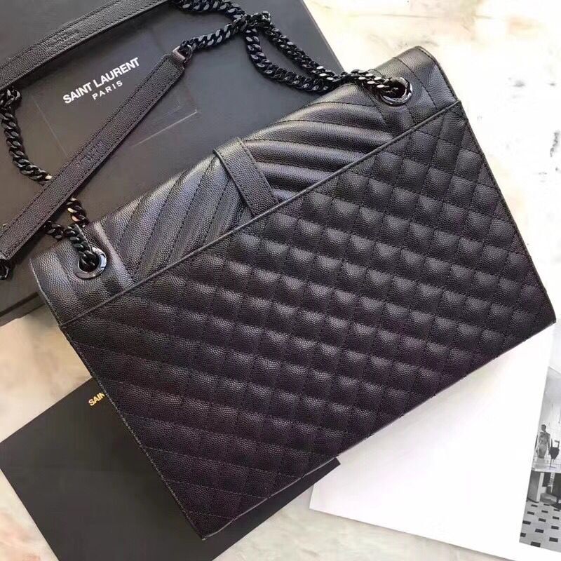 Saint Laurent Classic Monogramme Leather Flap Bag 392738 black Saint Laurent Classic Monogramme Leather Flap Bag 392738 black