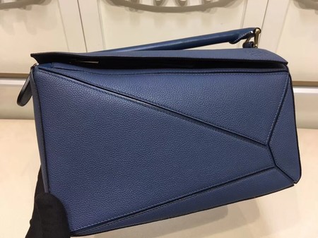 Loewe Puzzle Bag Original Leather L9122 Blue Loewe Puzzle Bag Original Leather L9122 Blue