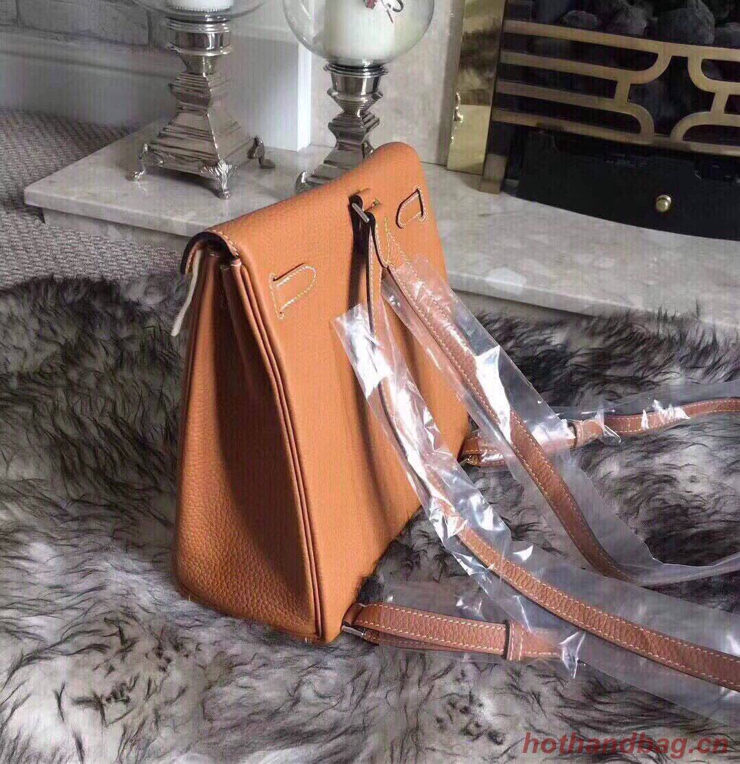 Hermes Kelly Ado Backpack H2398 Orange Hermes Kelly Ado Backpack H2398 Orange