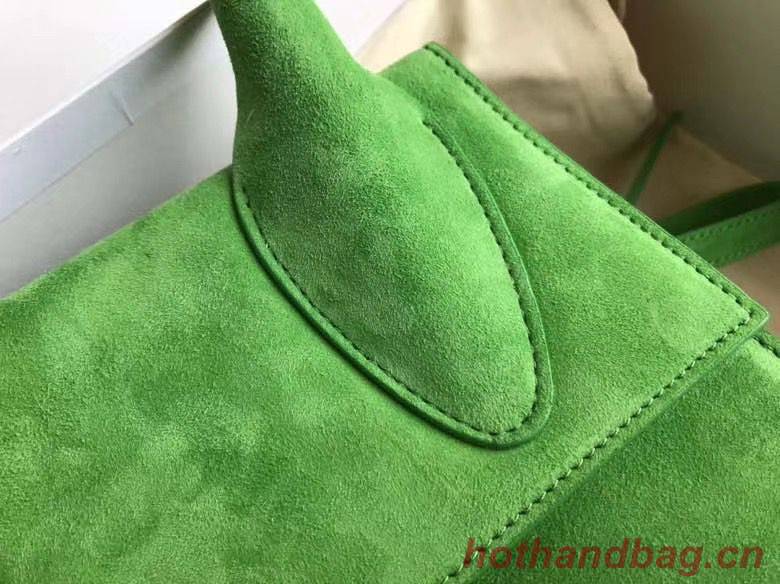 Jacquemus Original Velvet Leather Top Handle Bag J76235 Green Jacquemus Original Velvet Leather Top Handle Bag J76235 Green