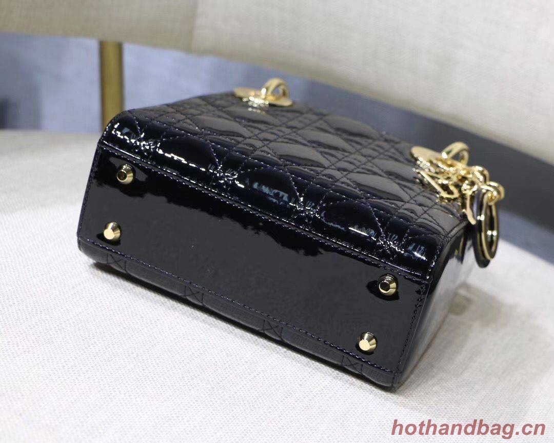 Dior MINI LADY DIOR CALFSKIN Black BAG M0505O-2 Gold Dior MINI LADY DIOR CALFSKIN Black BAG M0505O-2 Gold