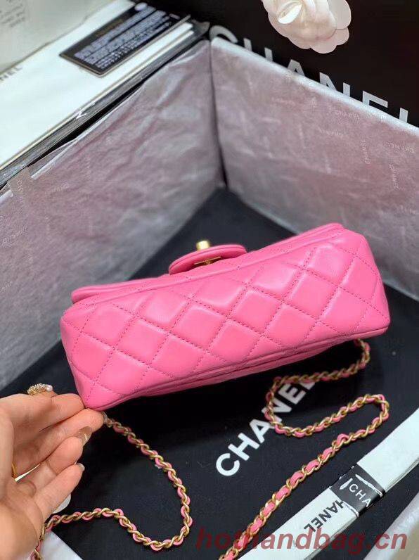 Chanel MINI Flap Bag Original Sheepskin Leather AS1787 Pink Chanel MINI Flap Bag Original Sheepskin Leather AS1787 Pink