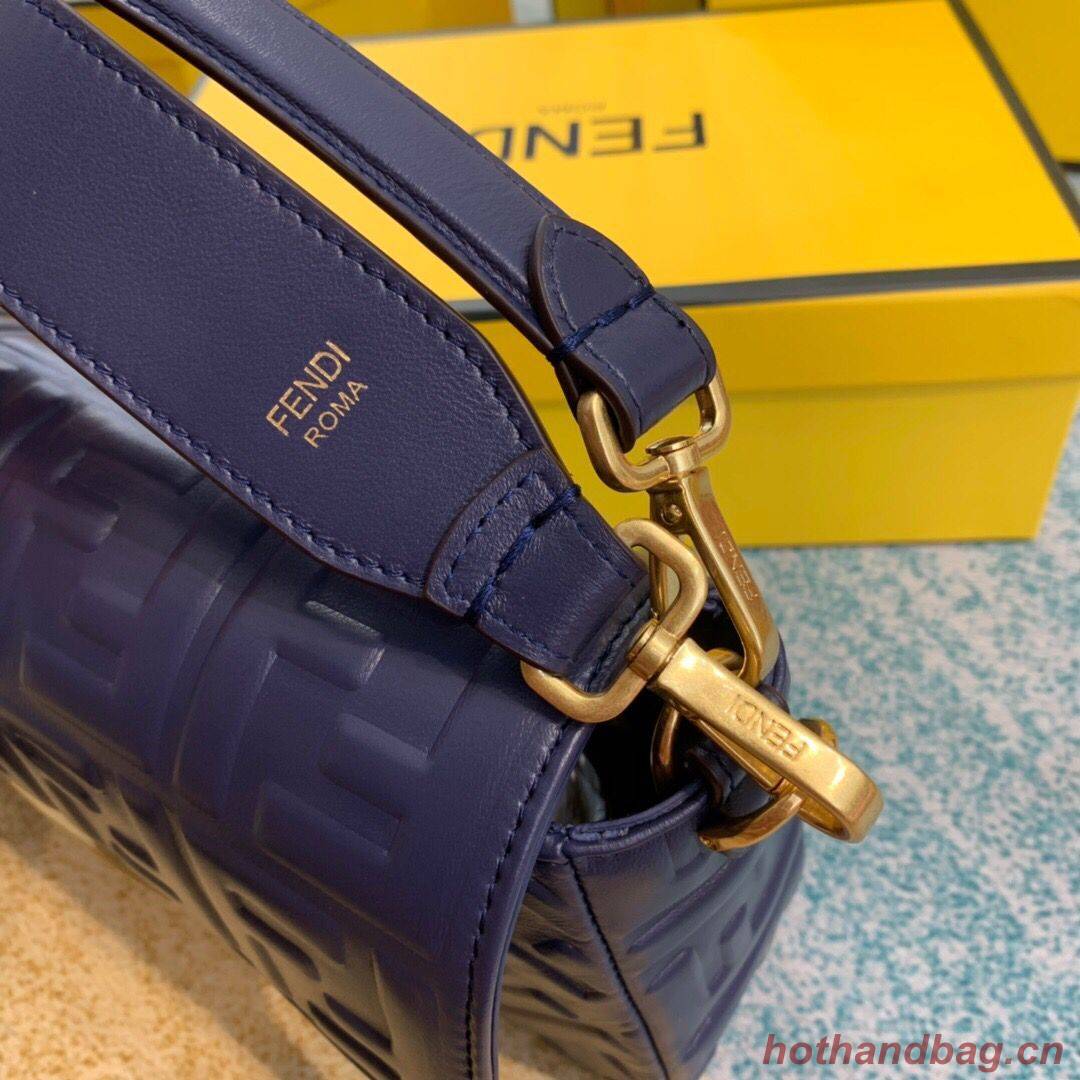 FENDI BAGUETTE Mini Shoulder Bag 8BS017 dark blue FENDI BAGUETTE Mini Shoulder Bag 8BS017 dark blue