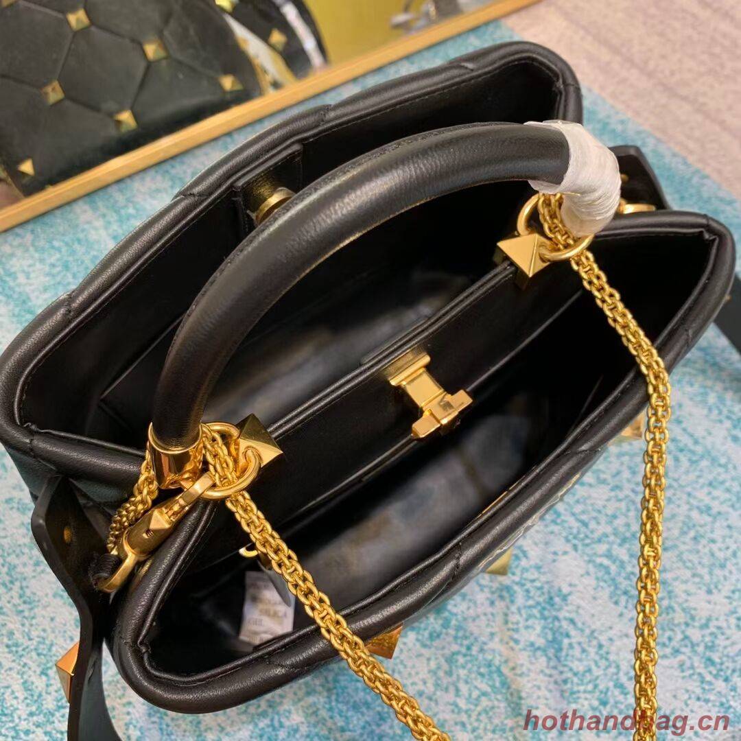Valentino medium Garavani Roman Stud V1195 black Valentino medium Garavani Roman Stud V1195 black