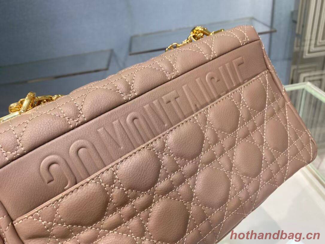 MEDIUM DIOR CARO BAG Soft Cannage Calfskin M9242 pink MEDIUM DIOR CARO BAG Soft Cannage Calfskin M9242 pink