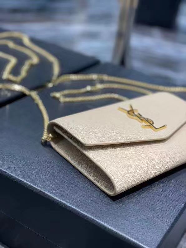 Yves Saint Laurent Calf leather cross-body bag Y707788 BEIGE Yves Saint Laurent Calf leather cross-body bag Y707788 BEIGE