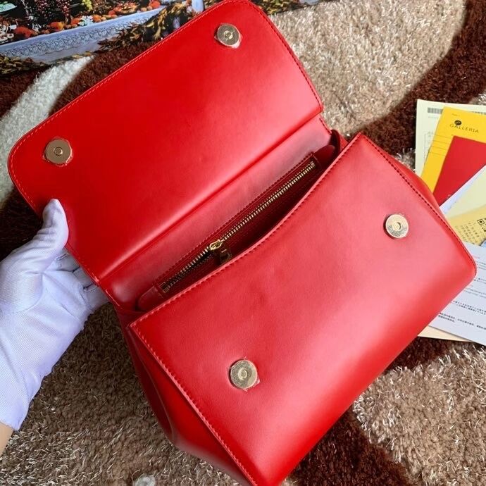 Dolce & Gabbana Origianl Leather Shoulder Bag 5157 red Dolce & Gabbana Origianl Leather Shoulder Bag 5157 red