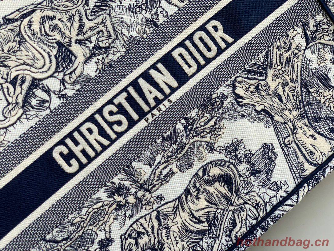 DIOR BOOK TOTE BAG TOILE DE JOUY M1286ZT Customized Name DIOR BOOK TOTE BAG TOILE DE JOUY M1286ZT Customized Name