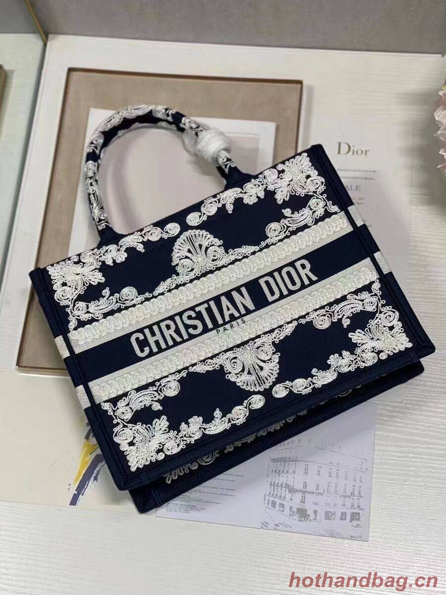 SMALL DIOR BOOK TOTE Embroidery C1212S SMALL DIOR BOOK TOTE Embroidery C1212S
