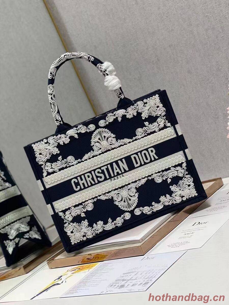 SMALL DIOR BOOK TOTE Embroidery C1212S SMALL DIOR BOOK TOTE Embroidery C1212S