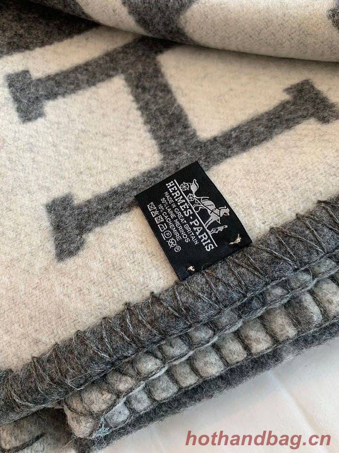 Hermes Lambswool&Cashmere Shawl&Blanket HMB00003 Hermes Lambswool&Cashmere Shawl&Blanket HMB00003