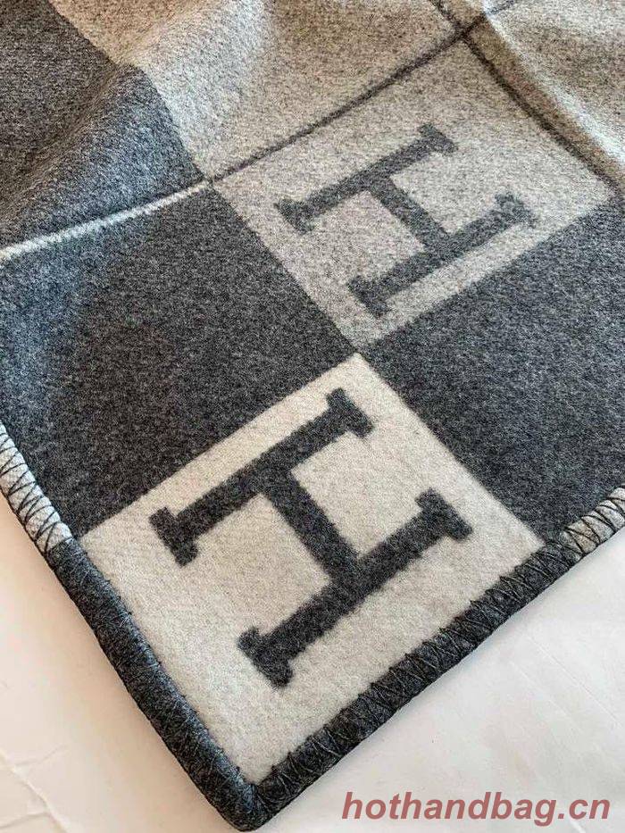 Hermes Lambswool&Cashmere Shawl&Blanket HMB00003 Hermes Lambswool&Cashmere Shawl&Blanket HMB00003